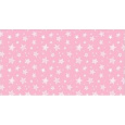 Apli Dárkový balicí papír 70 x 200 cm Nordik Fun Pastel růžový - bílé hvězdičky