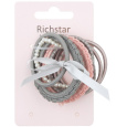Richstar Accessories Gumičky do vlasů tenké 4,5 cm 8 kusů různé barvy