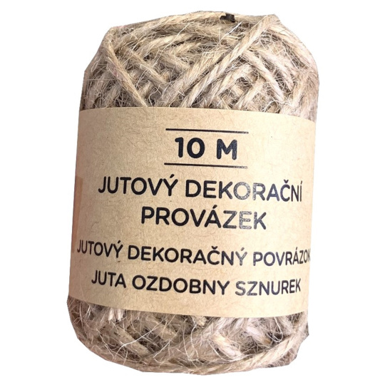 Albi Jutový dekorační provázek Přírodní 10 m