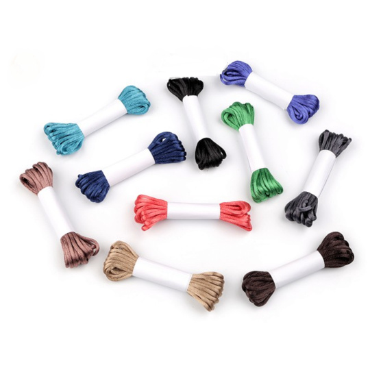 Saténová šňůrka na navlékání korálků 2 mm x 3 m mix barev 1 kus