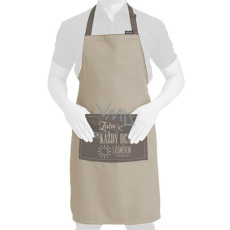 Nekupto Kafetearie Začni každý den s úsměvem dárková zástěra univerzální 1 kus Nekupto Kafetearie Začni každý den s úsměvem dárková zástěra univerzální 1 kus