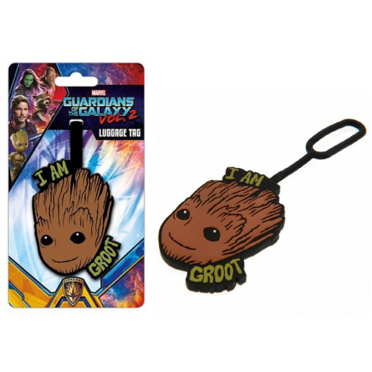 Epee Merch Marvel Guardians of the Galaxy Strážci Galaxie Visačka na kufr 18 x 10 cm