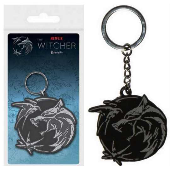 Epee Merch Zaklínač Svázáni osudem Klíčenka gumová 5,5 x 5 cm