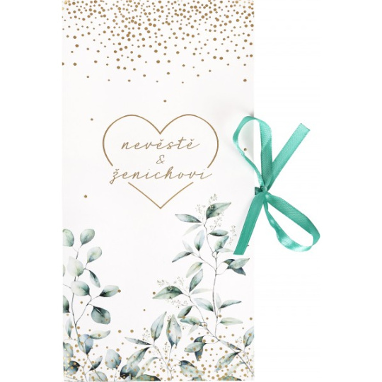 Albi Dárková krabička papírová Listy - Svatba 23 x 11 x 0,7 cm Albi Dárková krabička papírová Listy - Svatba 23 x 11 x 0,7 cm