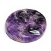 Ametyst tvář slunce a měsíc. ručně vyřezávaný přírodní kámen 5 cm, kámen králů a biskupů