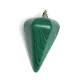 Malachit Siderické kyvadlo 2,2 cm, kámen splněných přání