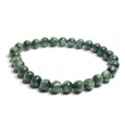 Serafinit náramek elastický přírodní kámen, kulička 7 mm / 16 - 17 cm, kámen andělů