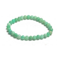 Chryzopras náramek elastický přírodní kámen, kulička 6 mm / 16 - 17 cm, kámen harmonie rodinných vztahů