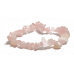 Růženin náramek elastický sekaný přírodní kámen 19 cm, kámen lásky