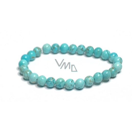 Tyrkenit náramek elastický přírodní kámen, kulička 6 mm / 16 - 17 cm, kámen mladých lidí, hledá životní cíl Tyrkenit náramek elastický přírodní kámen, kulička 6 mm / 16 - 17 cm, kámen mladých lidí, hledá životní cíl