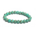 Tyrkenit zelenomodrý náramek elastický, kulička 8 mm / 16 -17 cm, kámen mladých lidí, hledá životní cíl