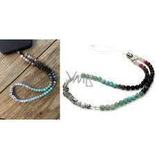 Ochrana, láska, optimismus, energie - kolekce Klára, přívěsek na mobilní telefon proti ztrátě přírodní kámen korálek 6 mm / cca 41 cm Ochrana, láska, optimismus, energie - kolekce Klára, přívěsek na mobilní telefon proti ztrátě přírodní kámen korálek 6 mm / cca 41 cm