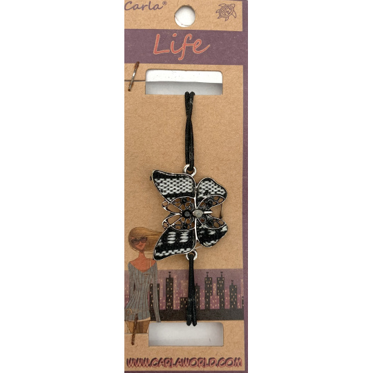 Albi Šperk náramek gumička Motýl symbol změny 1 kus různé barvy