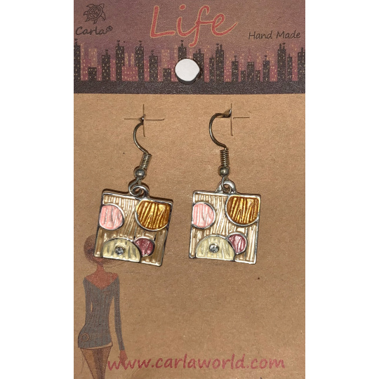 Albi Šperk náušnice Čtverec 1 pár