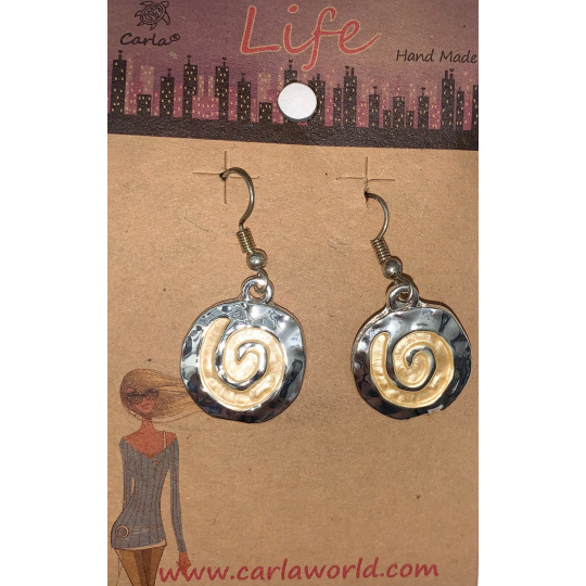 Albi Šperk náušnice Spirála 1 pár