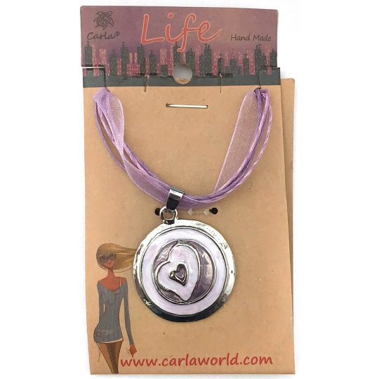 Albi Šperk náhrdelník Srdce v kolečku symbol lásky 1 kus