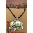 Albi Šperk náhrdelník šňůrka černá Slon symbol štěstí 1 kus