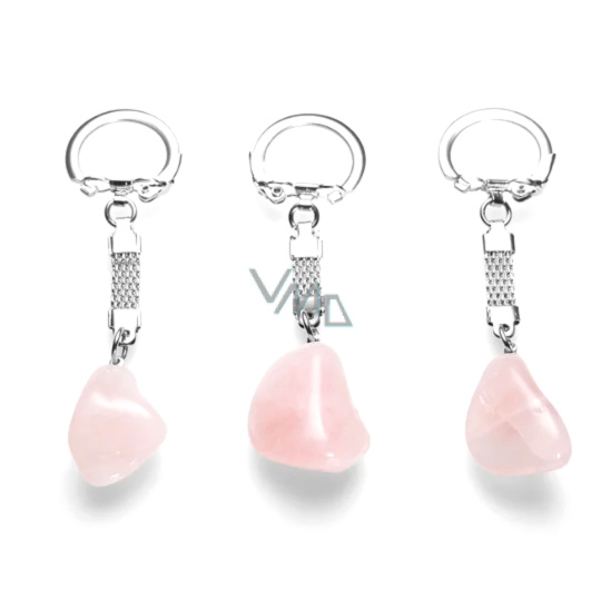 Růženin Troml přívěsek klíčenka přírodní kámen, cca 10 cm, 1 kus, kámen lásky Růženin Troml přívěsek klíčenka přírodní kámen, cca 10 cm, 1 kus, kámen lásky