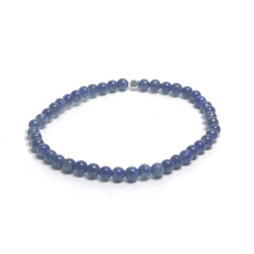 Lapis Lazuli náramek elastický přírodní kámen, kulička 4 mm / 16 - 17 cm, kámen harmonie
