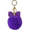 Albi Chlupatá klíčenka Mašle fialová 8 cm