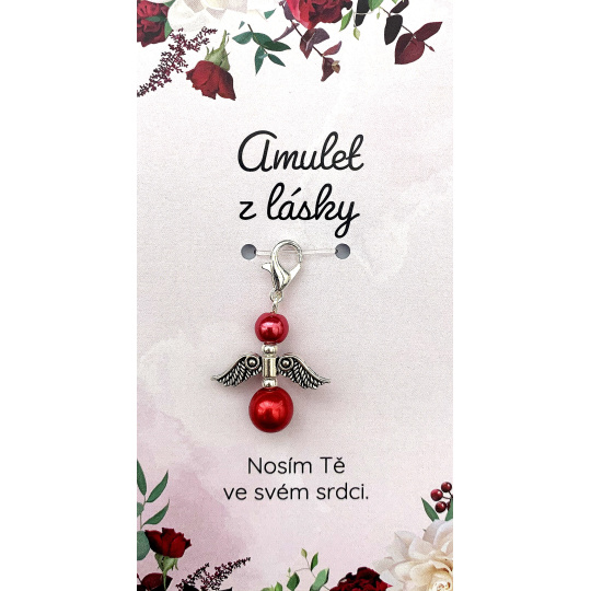 Albi Anděl malý Amulet z lásky přívěšek 3 cm