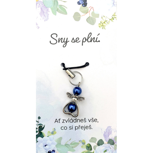 Albi Anděl na mobil Splněné sny přívěšek 9 cm