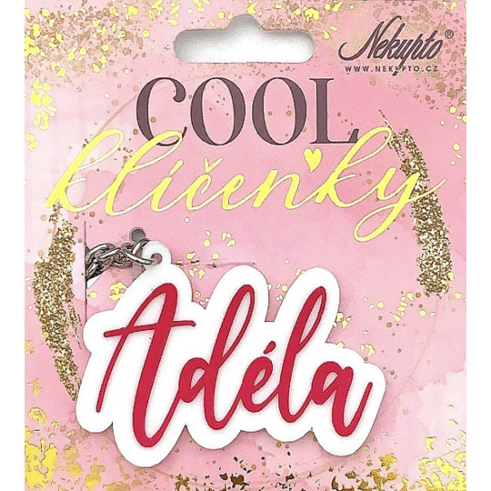 Nekupto Cool jmenná klíčenka Adéla 1 kus