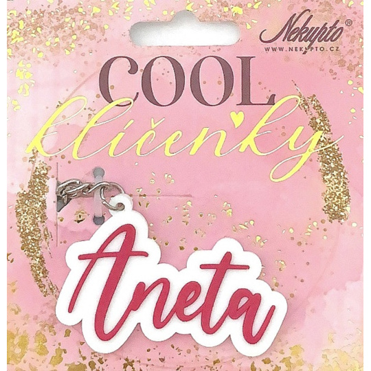 Nekupto Cool jmenná klíčenka Aneta 1 kus