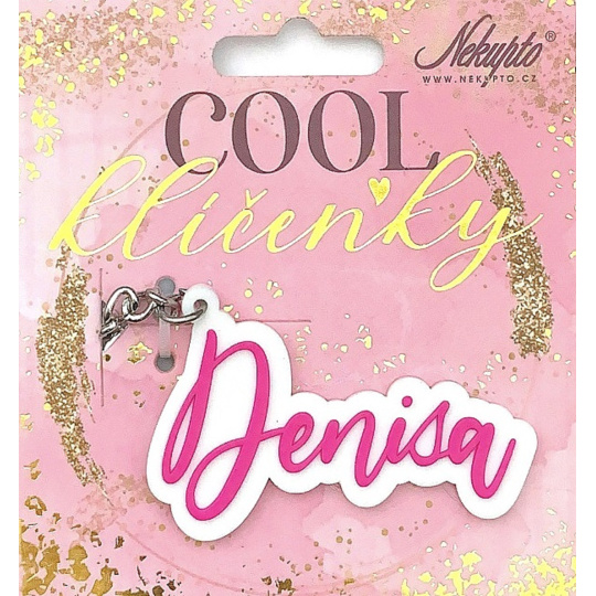 Nekupto Cool jmenná klíčenka Denisa 1 kus