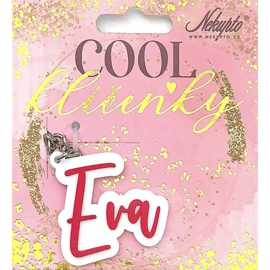 Nekupto Cool jmenná klíčenka Eva 1 kus