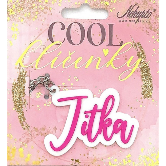 Nekupto Cool jmenná klíčenka Jitka 1 kus