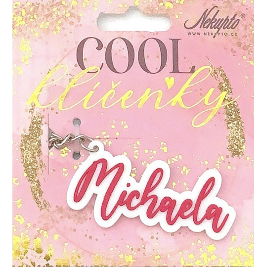 Nekupto Cool jmenná klíčenka Michaela 1 kus