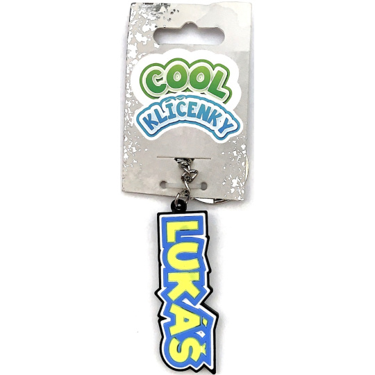 Nekupto Cool jmenná klíčenka Lukáš 1 kus