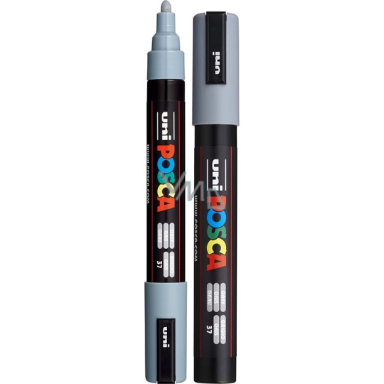 Posca Univerzální akrylátový popisovač 1,8 - 2,5 mm Šedá PC-5M Posca Univerzální akrylátový popisovač 1,8 - 2,5 mm Šedá PC-5M