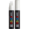 Posca Univerzální akrylátový popisovač s extrémně širokým, rovným hrotem 15 mm Bílá PC-17K