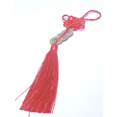 3 chińskie miedziane monety, węzeł FengShui Starożytny I-ŃING, ochrona, prosperita