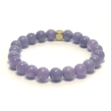 Sodalit náramek elastický přírodní kámen, kulička 8 mm / 16 - 17 cm, kámen komunikace