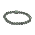 Serafinit náramek elastický přírodní kámen, kulička 5 mm / 16 - 17 cm, kámen andělů