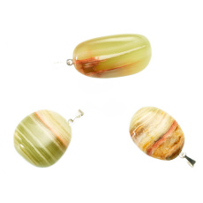 Aragonit Troml přívěsek přírodní kámen, M cca 3 cm, 1 kus, kámen uvolnění