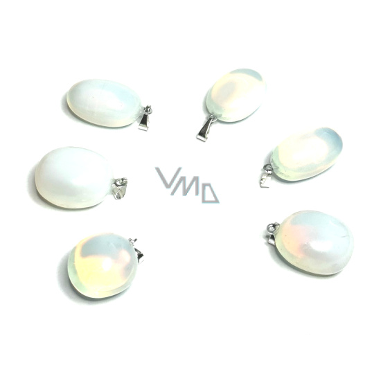 Opalit Troml přívěsek syntetický kámen, M cca 3 cm, 1 kus, kámen přání a naděje