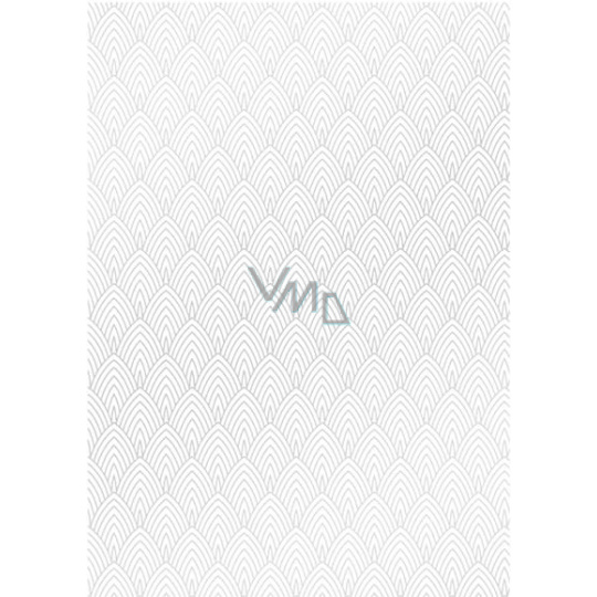 Ditipo Dárkový balicí papír 70 x 100 cm Trendy Colours bílý 2 archy Ditipo Dárkový balicí papír 70 x 100 cm Trendy Colours bílý 2 archy