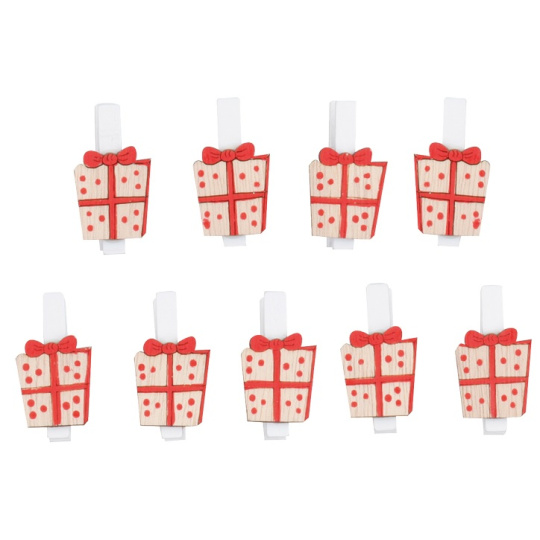 Kolíčky dřevěné 4,5 cm 9 kusů