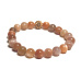 Měsíční kámen oranžový náramek elastický přírodní kámen, kulička 8 mm / 16 - 17 cm, kámen osudu