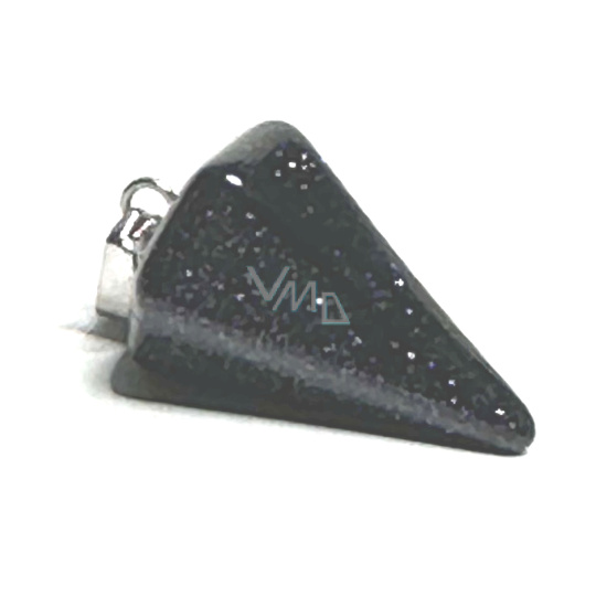 Goldstone modrý Avanturin kyvadlo 2,2 cm, kámen ambicí Goldstone modrý Avanturin kyvadlo 2,2 cm, kámen ambicí