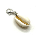 Kauri mušle přívěsek přírodní 21 x 15 mm štěstí - plodnost, 1 kus