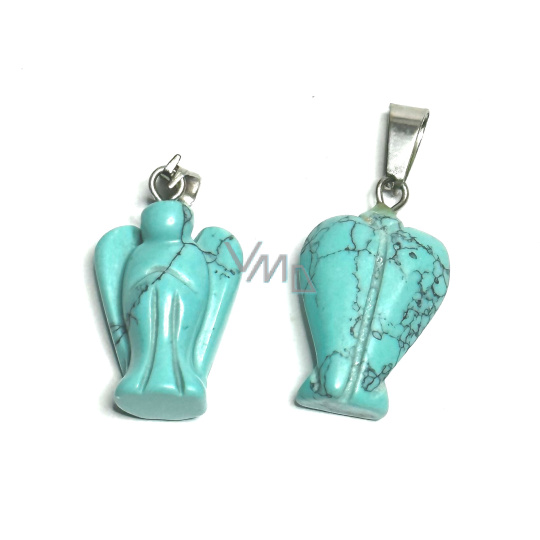 Tyrkenit Anděl strážný přívěsek přírodní kámen ručně broušený 2 - 2,2 cm, kámen mladých lidí, hledá životní cíl Tyrkenit Anděl strážný přívěsek přírodní kámen ručně broušený 2 - 2,2 cm, kámen mladých lidí, hledá životní cíl