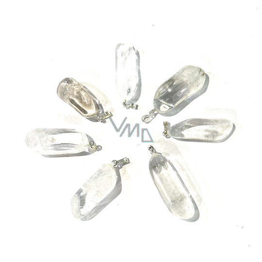 Křišťál Troml špice přívěsek přírodní kámen, cca 3 - 4 cm,1 kus,  kámen kamenů