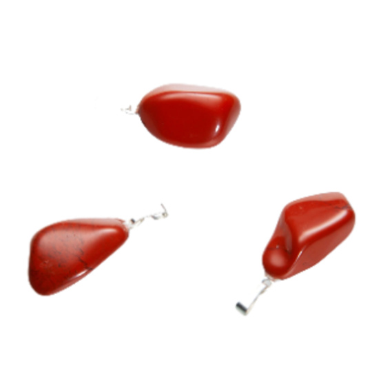 Jaspis červený Troml přívěsek přírodní kámen, M cca 3 cm, 1 kus, kámen úplné péče