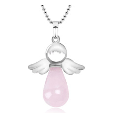 Růženin Anděl přívěsek přírodní kámen 4,2 x 3 cm, kámen lásky