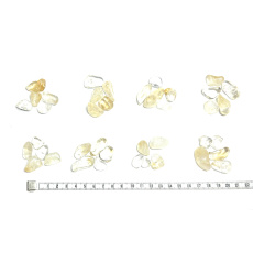 Cytryn naturalny kamień, rozmiar S 5 sztuk, kamień obfitości, sukcesu